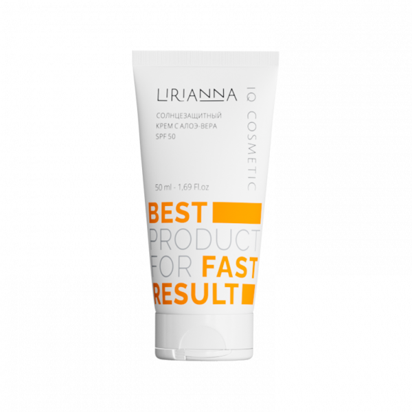 Солнцезащитный крем с алоэ-вера SPF 50